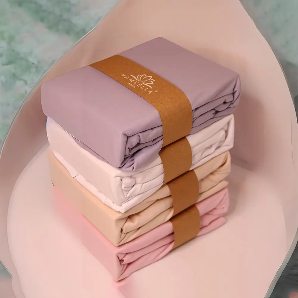 VAMVELLA® -  Spannbettlaken 100% Bio-Baumwolle - VAMVELLA